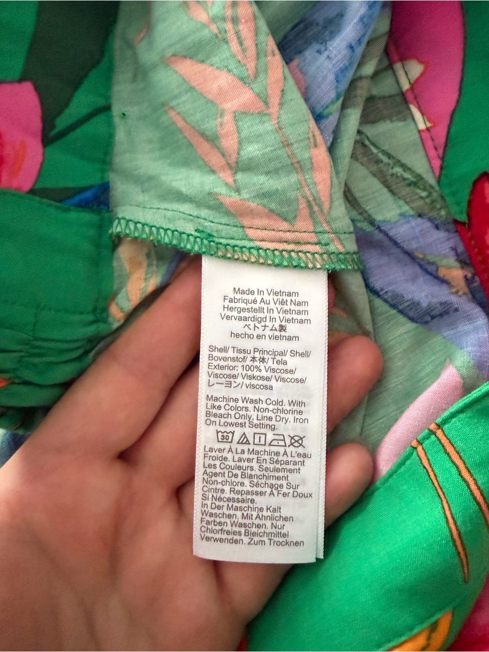 J. Crew Resortwear Vacation Beach Cover-Up Tropical Print Summer Midi Skirt NWT - Picture 8 of 11